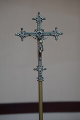 Naklejka premium Crusifixo Imagens Reliosas Santa Missa