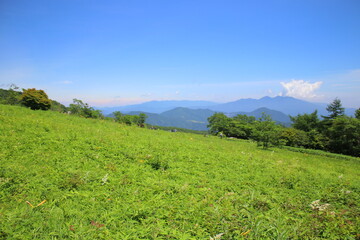 霧降高原とその周辺の風景