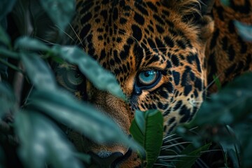 Obraz premium Close-Up of a Jaguar's Eye