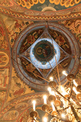 Fototapeta premium Europe, Romania. Bukovina, Moldovita, Renown for painted monasteries. 2016-10-21