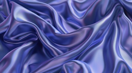 Obraz premium Abstract Blue Satin Drapery