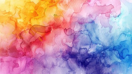 Fototapeta premium Colorful aquarelle macro texture background created with handmade watercolor technique