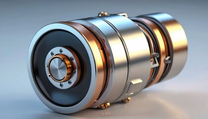 Metallic Industrial Gear Component