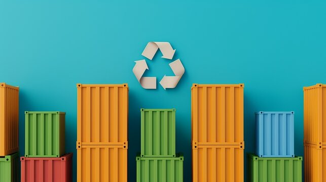 Green supply chains illustrated by companies sourcing materials sustainably and reducing waste throughout the production process promoting eco-friendly business practices Background Illustration,