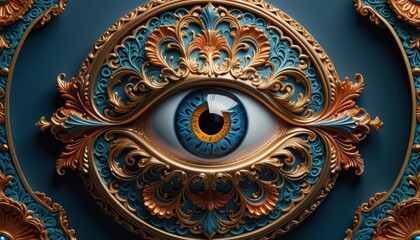 Obraz premium Ornate Eye of Providence