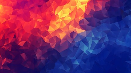 Obraz premium colorful low poly background