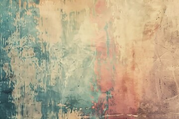 Obraz premium Abstract Painting with Blurry Textures