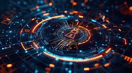 Cybersecurity: Digital Lock and Key