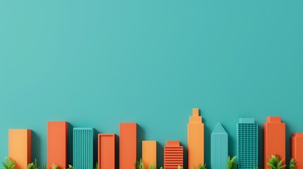 Sustainable design depicted by products and buildings that prioritize environmental impact efficiency and longevity promoting a shift towards eco-friendly design principles Background Illustration,