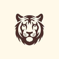 Tiger Face Logo Icon Illustration Vector Design