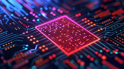 Obraz premium 5G communication technology enabling faster data speeds and connectivity, supporting IoT growth and enhancing mobile experiences. Background Illustration, Bright color tones, , Minimalism,