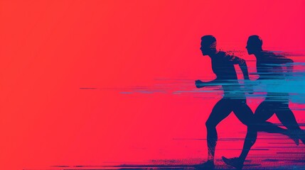 AI in sports analytics for performance analysis, injury prevention, and fan engagement, enhancing sports management and athlete performance. Background Illustration, Bright color tones, , Minimalism,