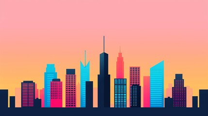 IoT applications in smart cities for urban planning, energy management, and public safety, improving quality of life for residents. Background Illustration, Bright color tones, , Minimalism,