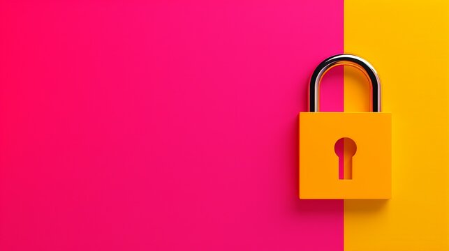 Data privacy technology safeguarding personal information and digital identities, ensuring compliance and trust in data-driven environments. Background Illustration, Bright color tones, , Minimalism,