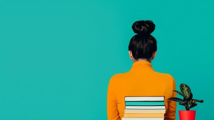 AI in education transforming learning with personalized tutoring, adaptive learning platforms, and virtual classrooms, enhancing educational outcomes. Background Illustration, Bright color tones, ,