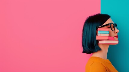 AI in education transforming learning with personalized tutoring, adaptive learning platforms, and virtual classrooms, enhancing educational outcomes. Background Illustration, Bright color tones, ,