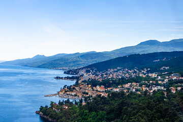 Fototapeta premium Opatija, croatia coastline on may 27, 2024
