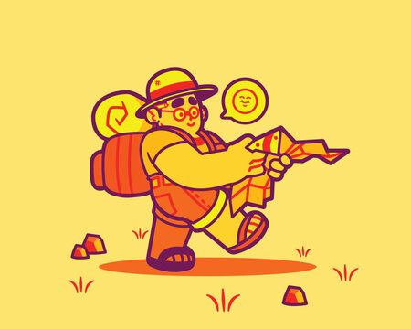 An Adventurer Exploring Uncharted Territory