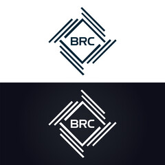 BRC logo. B R C design. White BRC letter. BRC, B R C letter logo design. B R C letter logo design in GOLD, GOLDEN LOGO, THREE, style. letter logo set in one artboard. B R C letter logo vector design.
