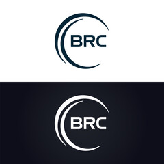 BRC logo. B R C design. White BRC letter. BRC, B R C letter logo design. B R C letter logo design in GOLD, GOLDEN LOGO, THREE, style. letter logo set in one artboard. B R C letter logo vector design.