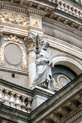 Various photos from the city center of Copenhagen the capital of Denmark harbor palace churches colorful buildings canals and general city view with cloudy weather and sunset colors