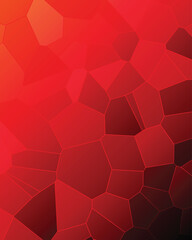 Abstract mosaic background with red to black color gradations