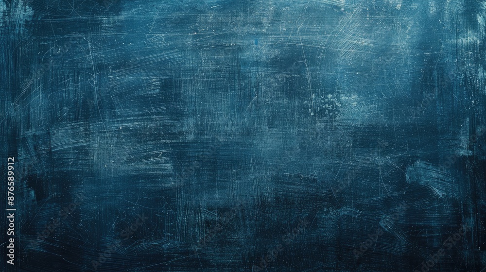 Canvas Prints Texture of a Blue Chalkboard