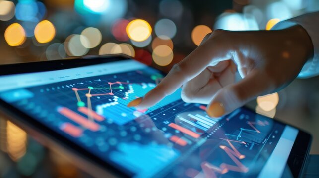 Predictive analytics leverages AI to foresee future trends, equipping businesses with proactive strategies.
