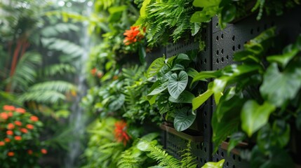 Vertical gardening utilizes vertical space to grow plants upward, maximizing space efficiency and creating green walls or structures.
