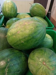 watermelons on market