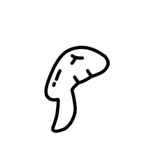 Chicken wing outline