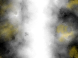 陰影　墨　影　濁り　暗黒　雲　幻想的　抽象的な黒と白の背景