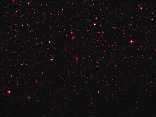 Grainy Noisy Background with Abstract Red Sparkling Gradient Shape and Vibrant Black. Inspired by the Dynamic Energy of the Cosmos