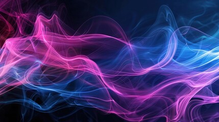 Abstract Smoke in Vibrant Hues