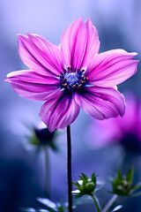 Beautiful flower with colourful petals