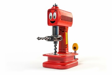 Drill press, funny character