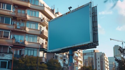 blank billboard mockup design