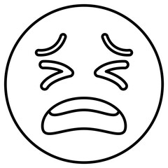 weary emoji