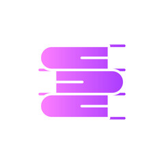 Obraz premium book gradient icon