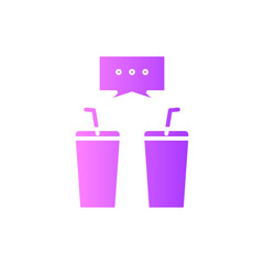 debate gradient icon