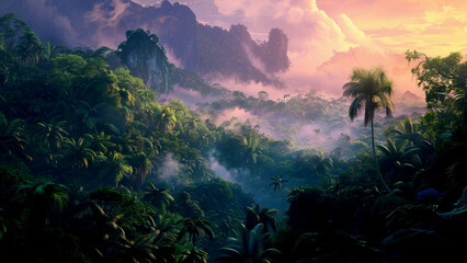 illustration of a whale, Flying Whale Under The Sea , dark blue background and green, and Coral reefs background. background ai