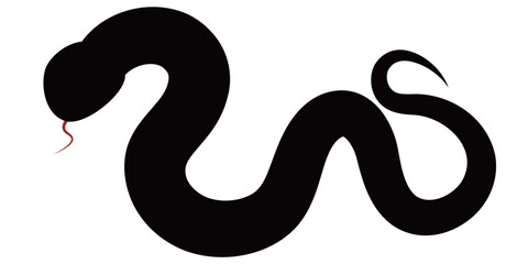 巳　年賀状　シルエット　背景