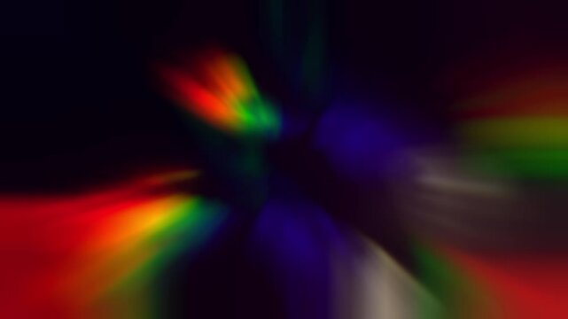 Rainbow Transition And Light Leak