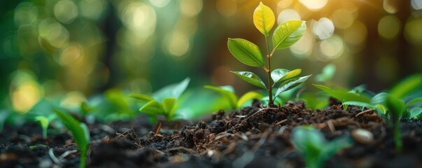 Digital banner ads promoting investment products, investment, online financial engagement