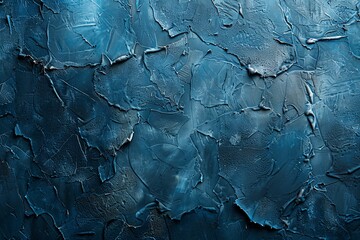 Fototapeta premium Blue textured concrete background created with Generative AI