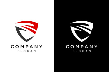 cool automotive shield logo