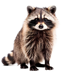 Obraz premium Raccoon dog png, AI Generated