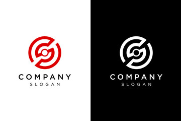 simple circle S logo