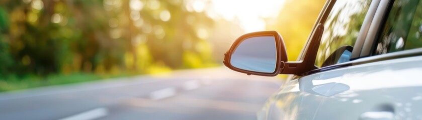 Email notification for a driving practice session, improving road skills