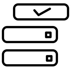 Tasks Agile Checklist Line Icon